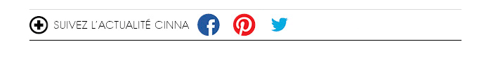 Rejoignez Cinna sur Facebook