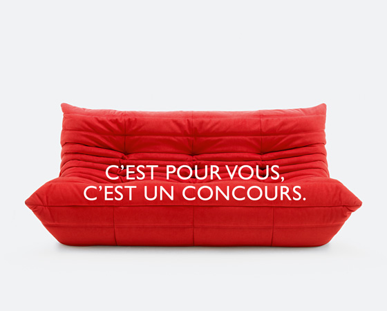 C'est pour vous, c'est un concours.